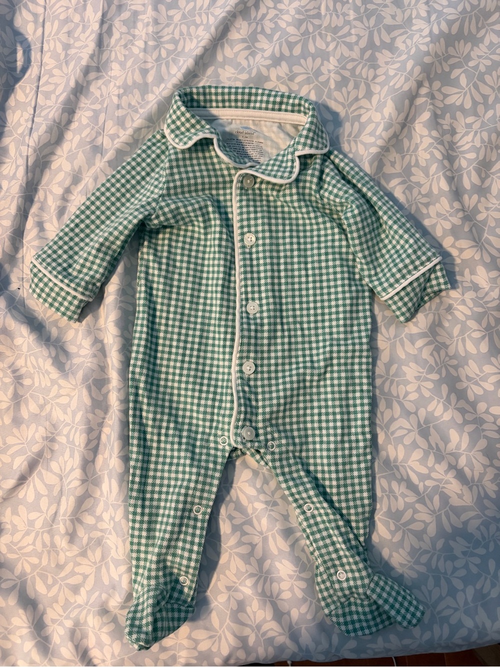 Green Gingham Matching Family Pajamas